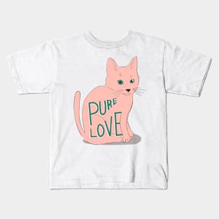 Pure Love Kitty Kids T-Shirt